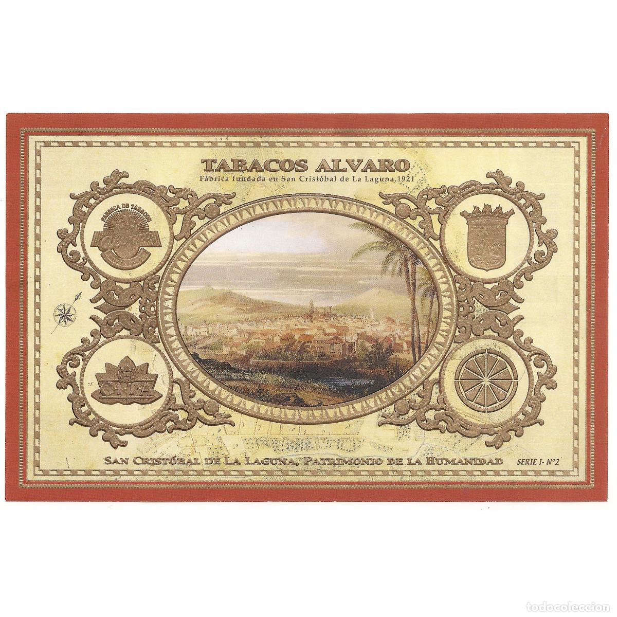 Vitolas de colecci&oacute;n: VITOLA - CUBREPUROS - L&Aacute;MINA | DON &Aacute;LVARO - SERIE 1 - 2/6 | Tenerife - Canarias - La Laguna
