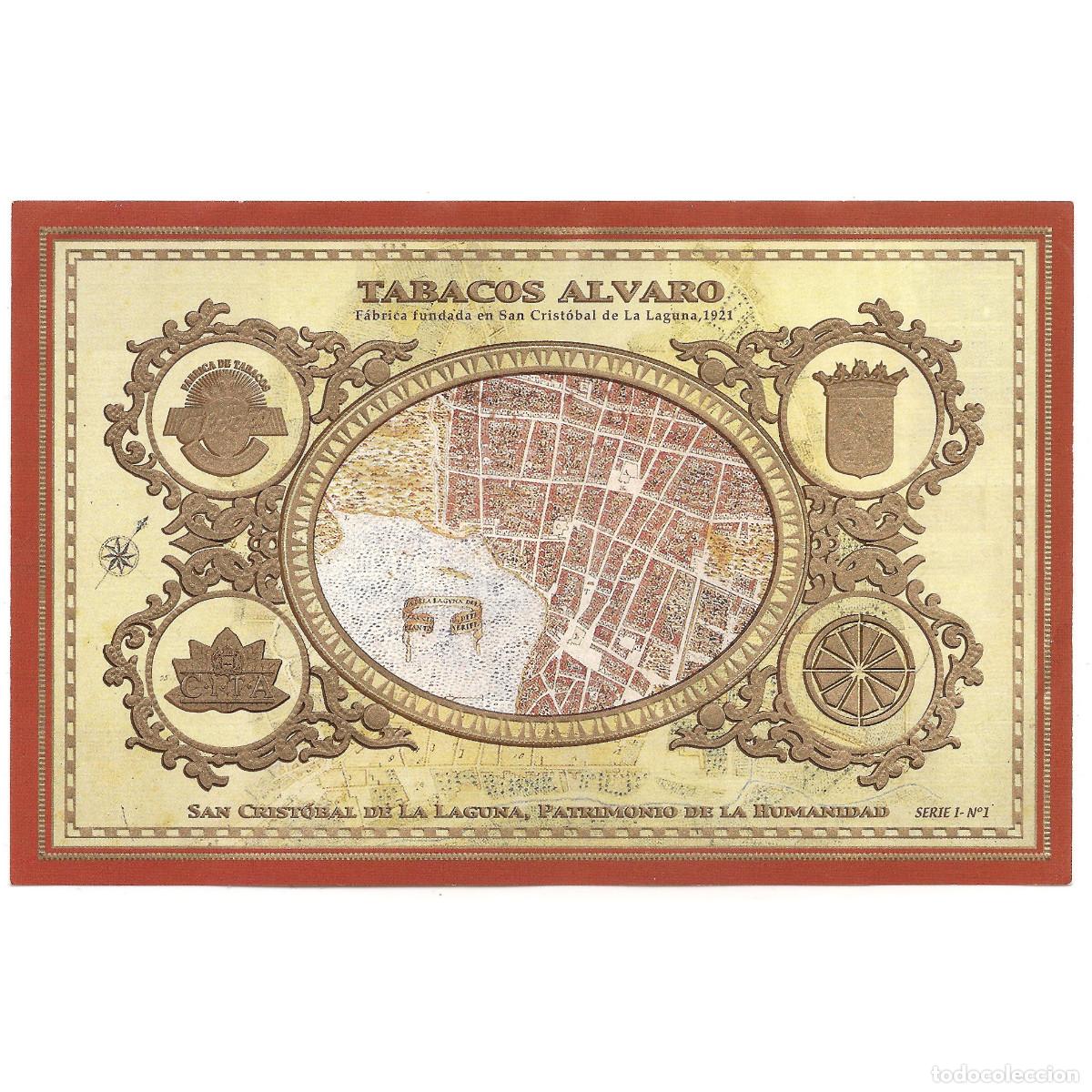Vitolas de colecci&oacute;n: VITOLA - CUBREPUROS - L&Aacute;MINA | DON &Aacute;LVARO - SERIE 1 - 1/6 | Tenerife - Canarias - La Laguna