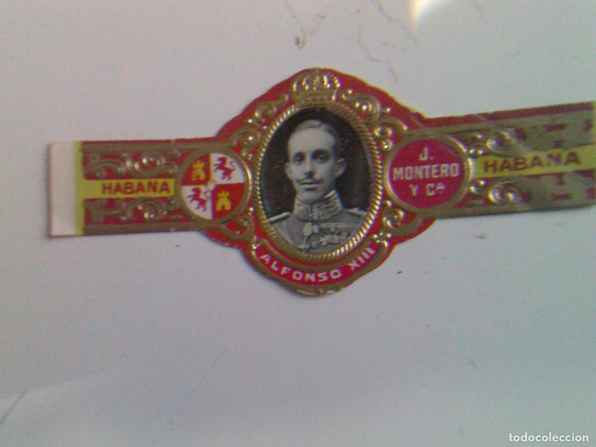 Vitolas de colecci&oacute;n: Vitola antigua J. Montero Habana Alfonso XIII
