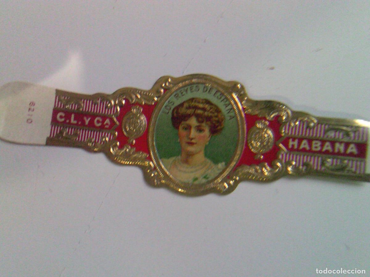 Vitolas de colecci&oacute;n: Vitola antigua J. L. y Ca. Habana los Reyes de Espa&ntilde;a