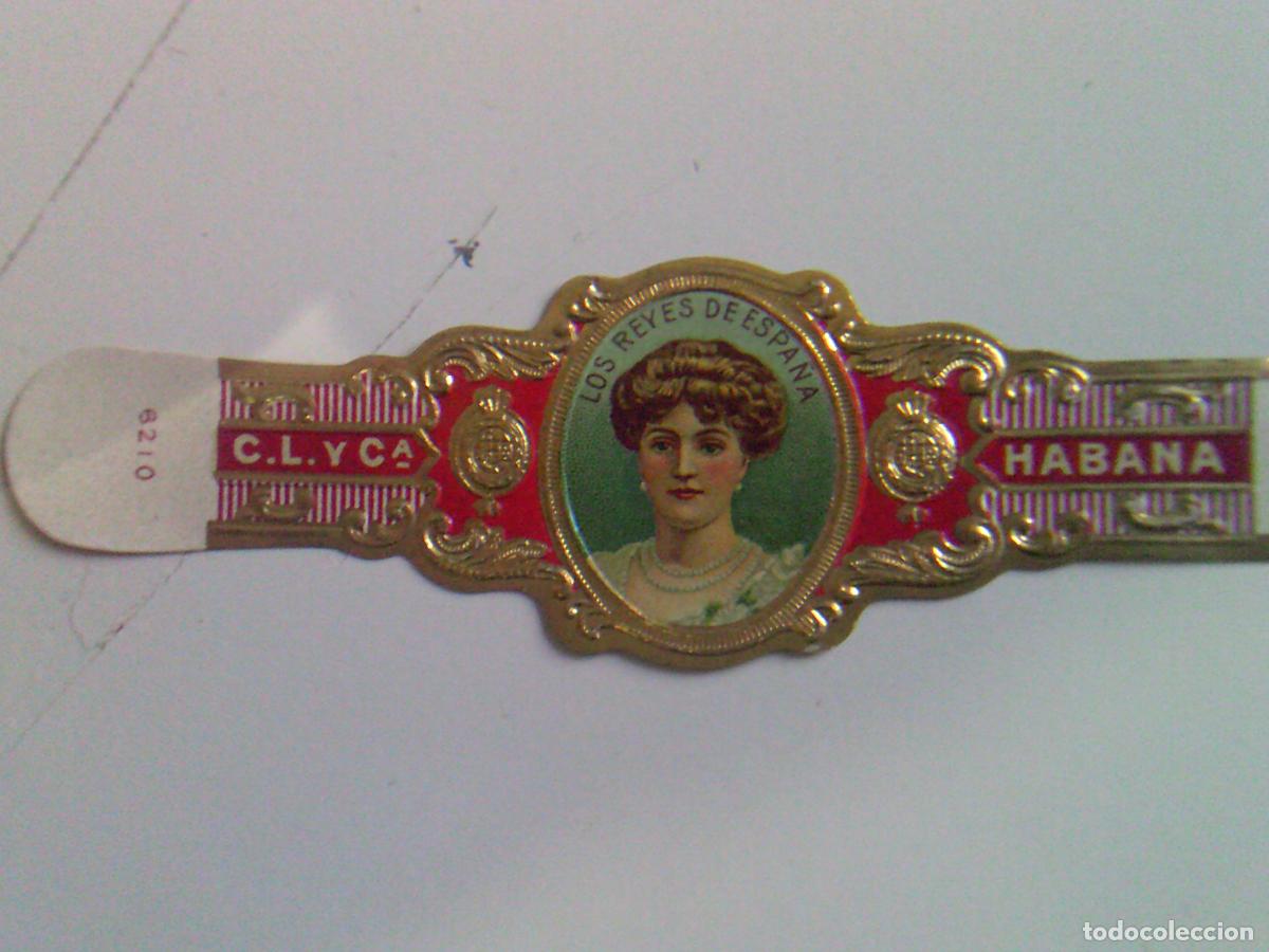 Vitolas de colecci&oacute;n: Vitola antigua J. L. y Ca. Habana los Reyes de Espa&ntilde;a