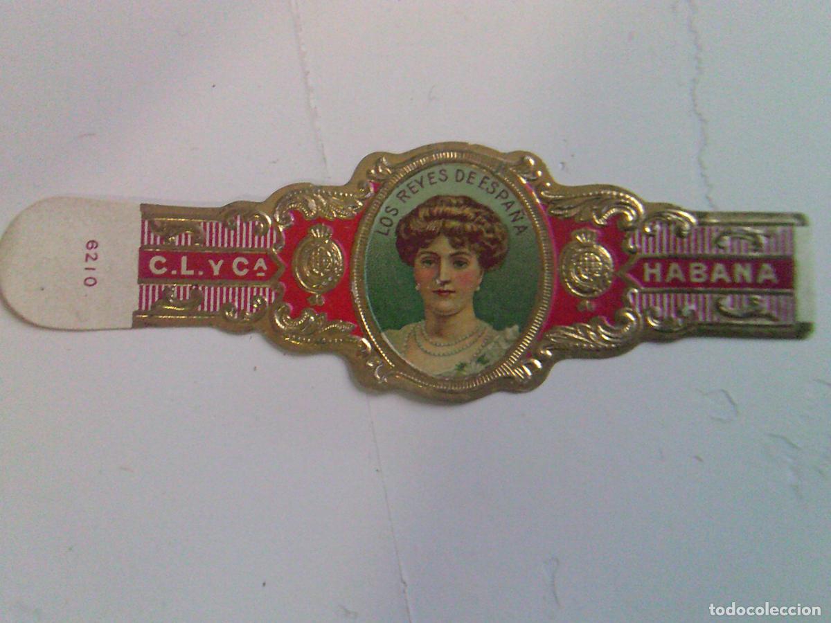 Vitolas de colecci&oacute;n: Vitola antigua J. L. y Ca. Habana los Reyes de Espa&ntilde;a