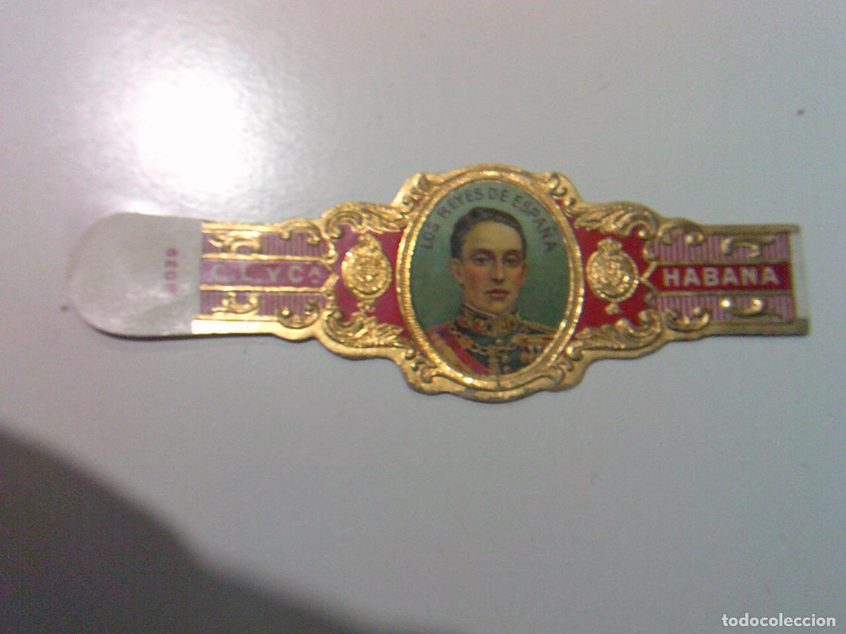 Vitolas de colecci&oacute;n: Vitola antigua Puro Los reyes de Espa&ntilde;a Habana