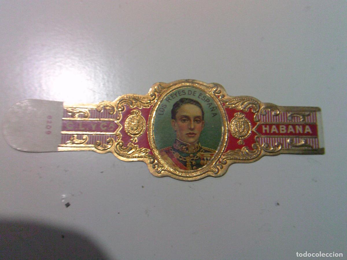 Vitolas de colecci&oacute;n: Vitola antigua Puro Los reyes de Espa&ntilde;a Habana