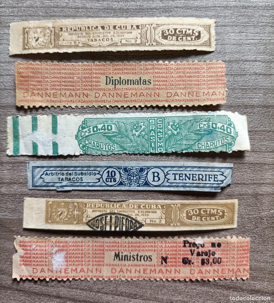 An&eacute;is de charuto de cole&ccedil;&atilde;o: Tabaco, lote antiguas vitolas cigarro puro