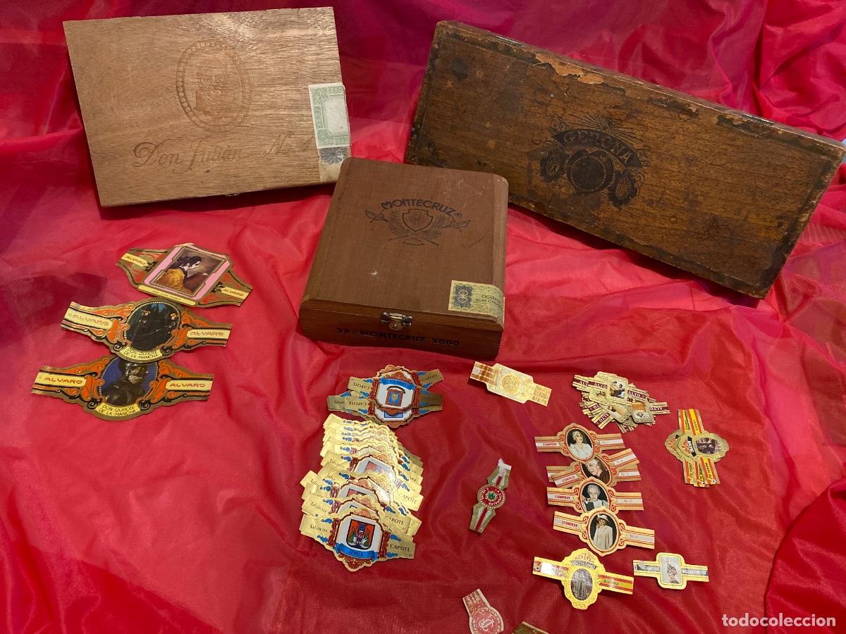 Vitolas de colecci&oacute;n: Puros fumar cajas vacias vitolas