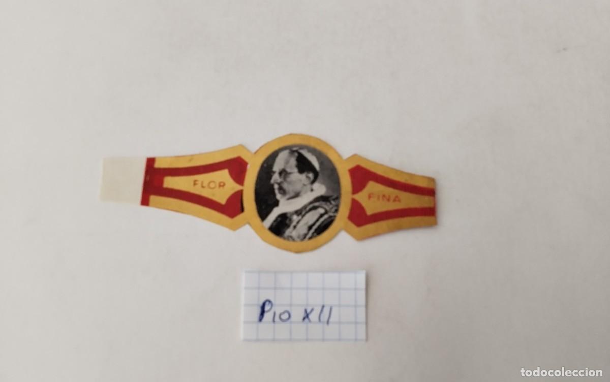 Vitolas de colecci&oacute;n: VITOLA DE FLOR FINA PERSONAJES PAPA PIO XII MUY RARA , VER FOTOS