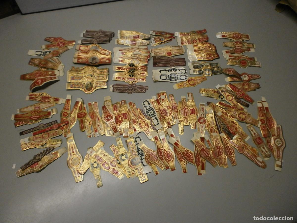 Vitolas de colecci&oacute;n: n&ordm;1 gran lote de vitolas puros habanos cuba jose gener partagas henry clay montecristo y mas