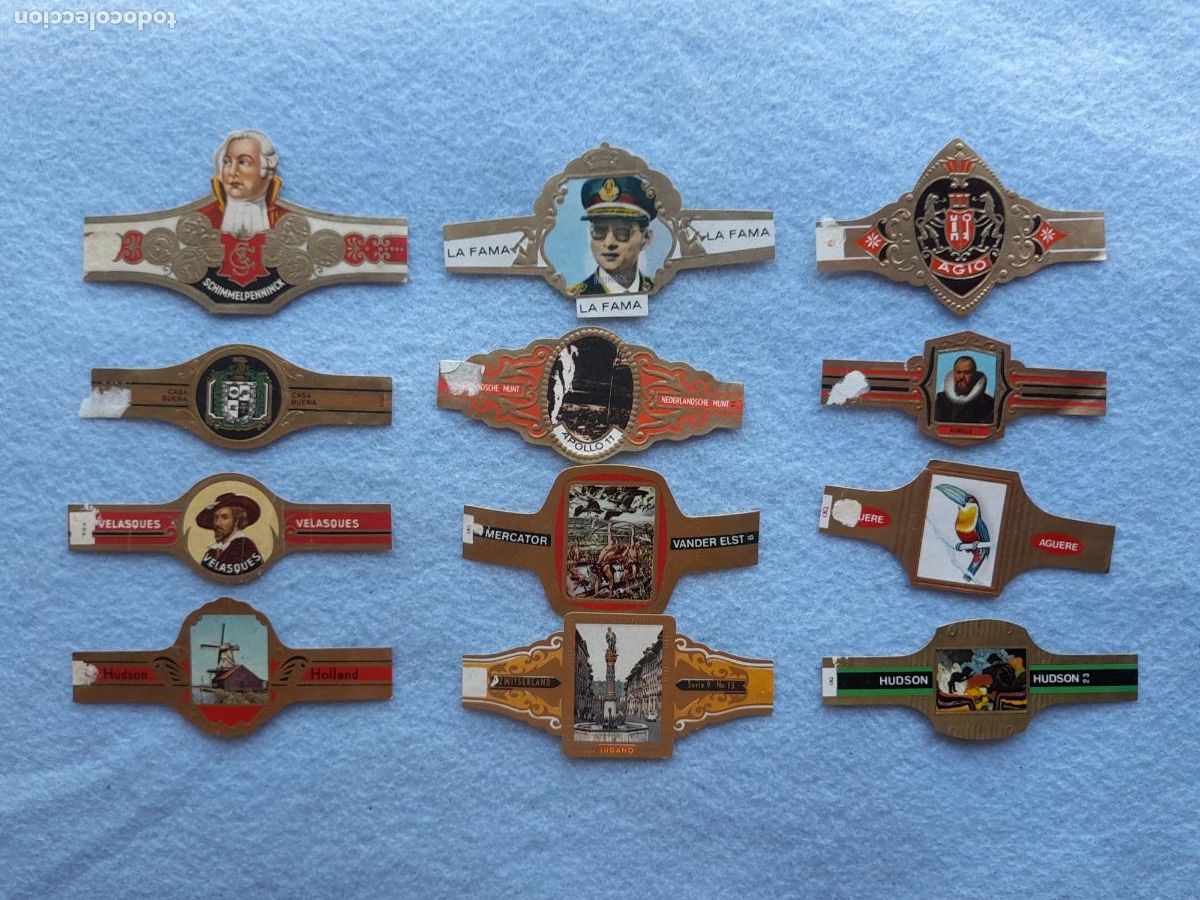 Vitolas de colecci&oacute;n: Lote de 12 Vitolas antiguas.