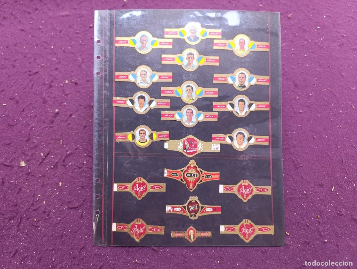 Vitolas de colecci&oacute;n: CV3, Colecci&oacute;n de Vitolas, presentados en hoja de &aacute;lbum.