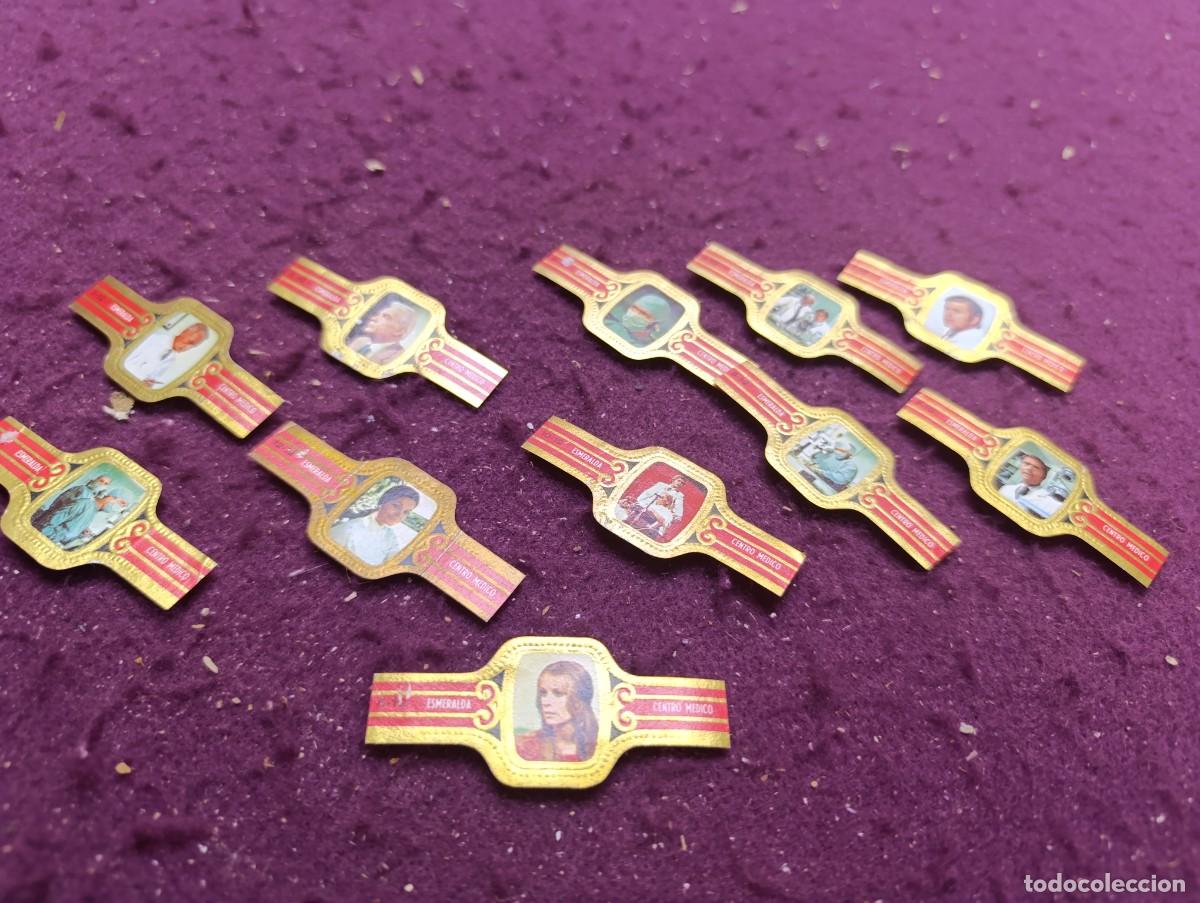 Vitolas de colecci&oacute;n: CV21, Colecci&oacute;n de Vitolas, Esmeralda, Centro M&eacute;dico, personajes
