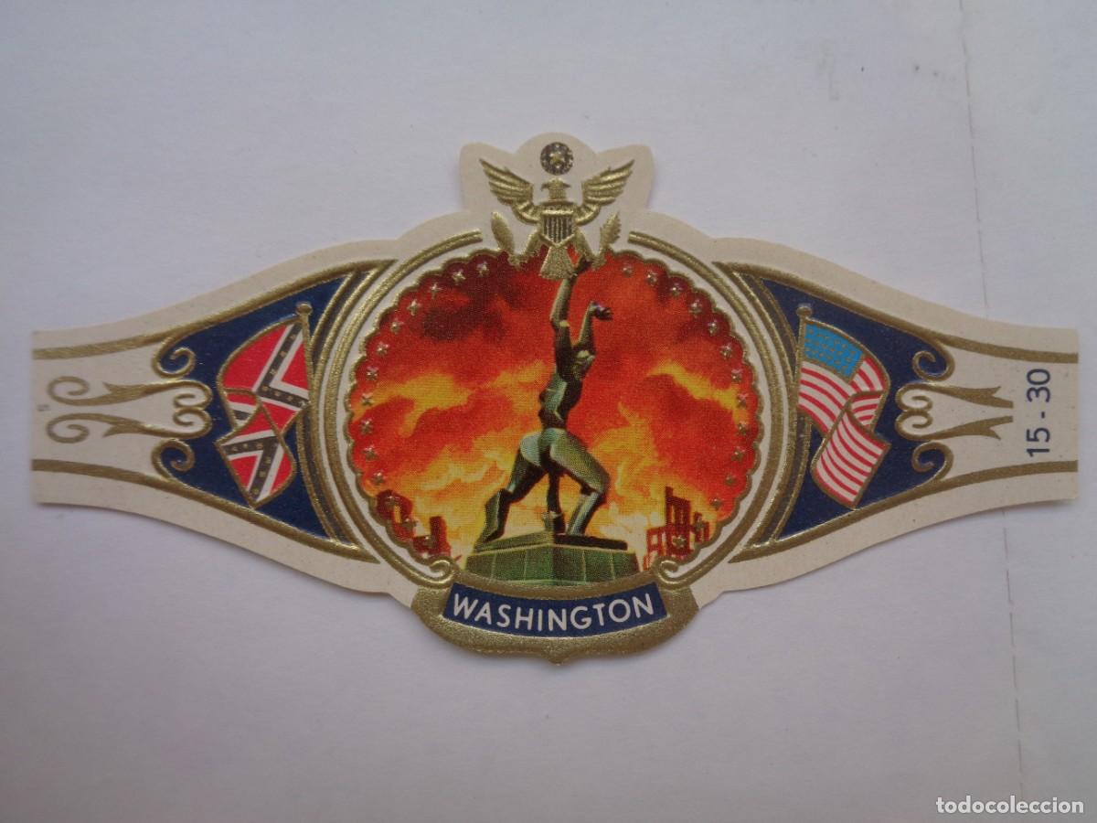 Sammlung von Banderolen: GRAN VITOLA DE WASHINGTON SERIE DEDICADA A LA SEGUNDA GUERRA MUNDIAL