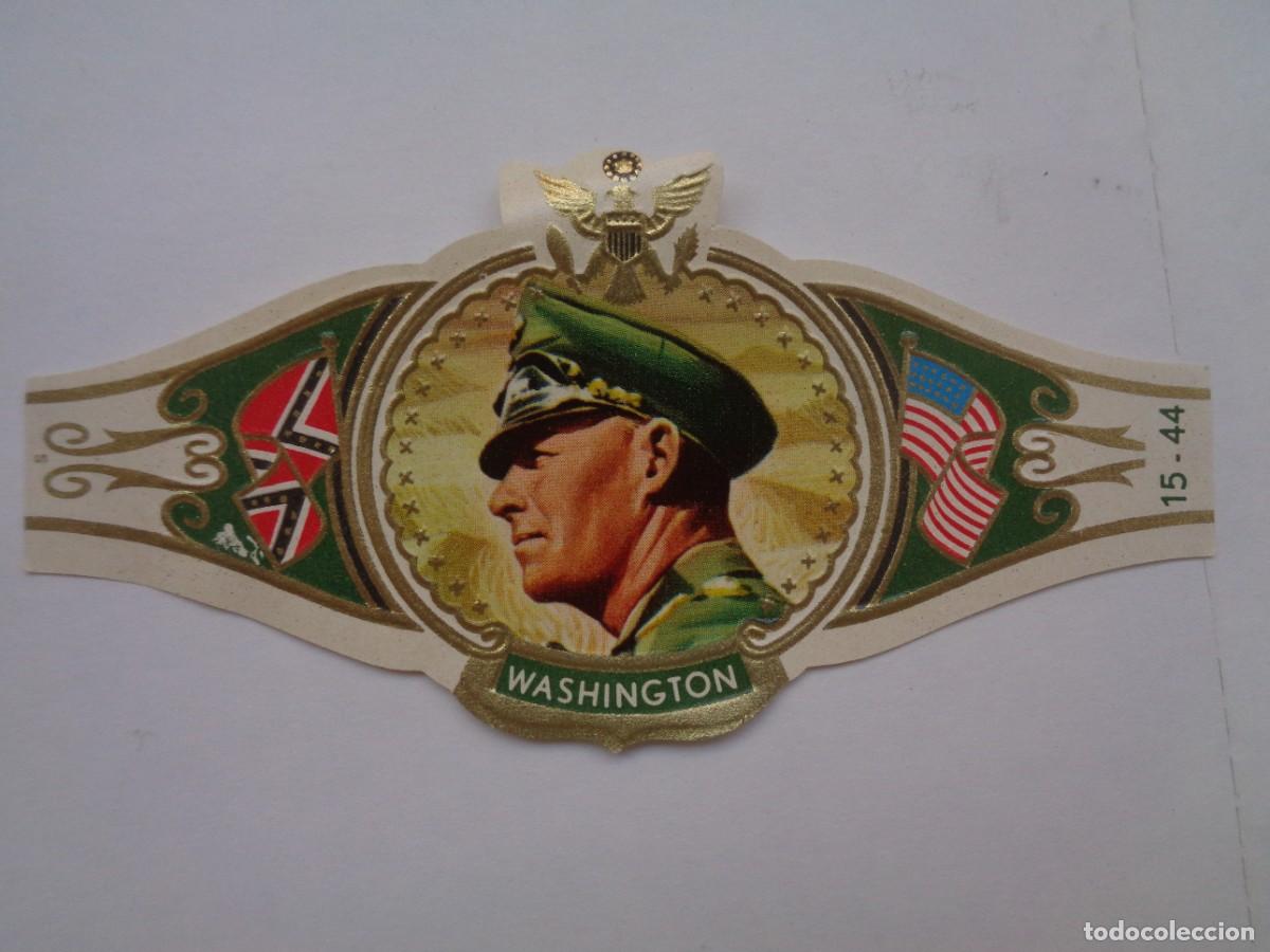 Vitolas de colecci&oacute;n: GRAN VITOLA DE CIGARROS WASHINGTON , SERIE 2&ordf; GUERRA MUNDIAL : ROMMEL
