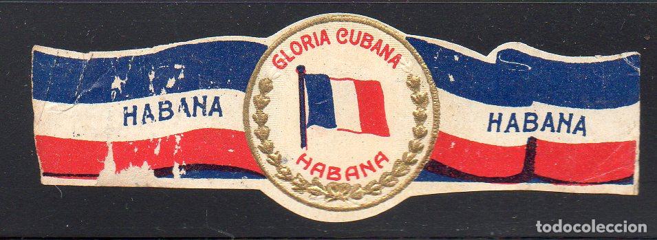 Vitolas de colecci&oacute;n: VITOLA CLASICA: 053037, TEMA BANDERAS, GLORIA CUBANA, CUBA
