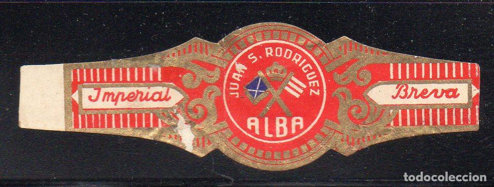 Vitolas de colecci&oacute;n: VITOLA CLASICA: 053052, TEMA BANDERAS, JUAN S. RODRIGUEZ, ALBA, ISLAS CANARIAS.