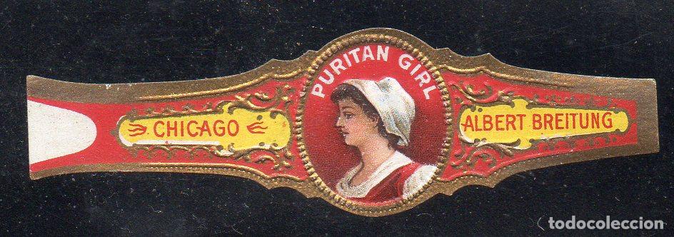 Vitolas de colecci&oacute;n: VITOLA CLASICA: 053083, MUJERES U.S.A. PURITAN GIRL