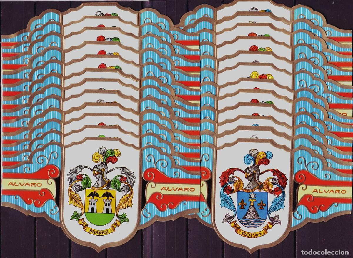 Vitolas de colecci&oacute;n: ALVARO, HERALDICA, SERIE II, GRAN FORMATO, 24 VITOLINAS, SERIE COMPLETA.