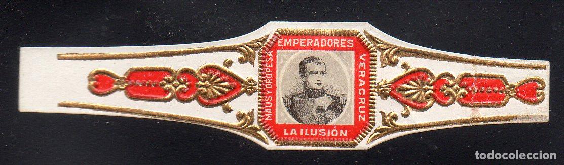 Vitolas de colecci&oacute;n: VITOLA CLASICA: 054005, MILITARES Y POLITICOS DE FRANCIA, NAPOLEON, LA ILUSION, MEXICO