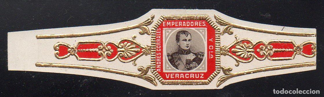 Vitolas de colecci&oacute;n: VITOLA CLASICA: 054006, MILITARES Y POLITICOS DE FRANCIA, NAPOLEON, A. CORRALES, MEXICO