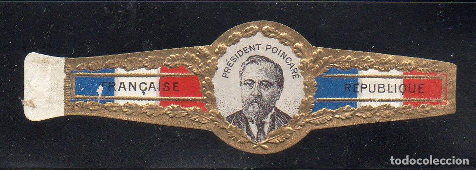 Vitolas de colecci&oacute;n: VITOLA CLASICA: 054046, POLITICOS Y MILITARES FRANCIA, PRESIDENTE POINCARE