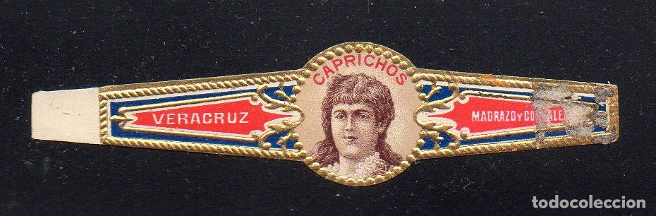 Vitolas de colecci&oacute;n: VITOLA CLASICA: 055009, TEMA MUJERES, CAPRICHOS, MADRAZO Y CORRALES, MEXICO.