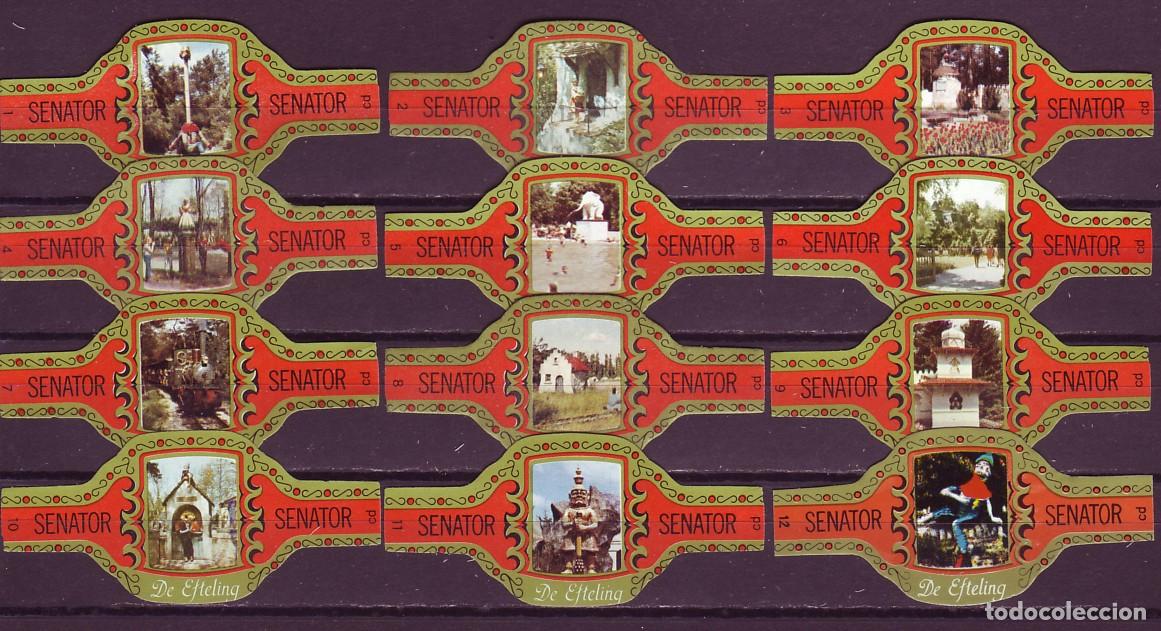 Vitolas de colecci&oacute;n: SENATOR, PARQUE DE ATRACCIONES DE EFTELING, 12 VITOLAS, SERIE COMPLETA.