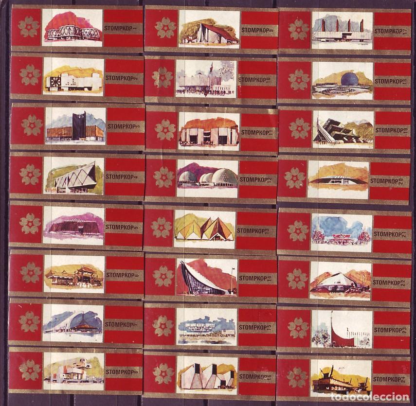 Vitolas de colecci&oacute;n: STOMPKOP, EXPOSICION INTERNACIONAL DE OSAKA 1970, 24 VITOLAS, SERIE COMPLETA.