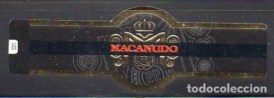 Vitolas de colecci&oacute;n: VITOLA CLASICA: 056002, MACANUDO, JAMAICA, GRANDE.