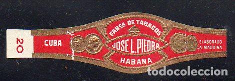 Vitolas de colecci&oacute;n: VITOLA CLASICA: 056015, TEMA CORONAS, J. LUIS PIEDRA, HABANA, CUBA, PEQUE&Ntilde;A, ELABORADO A MAQUINA.