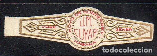 Vitolas de colecci&oacute;n: VITOLA CLASICA: 056016, J.M. CUYAR, HOYO DE MONTERREY, CUBA.