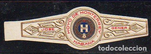 Vitolas de colecci&oacute;n: VITOLA CLASICA: 056021, H, HOYO DE MONTERREY, CUBA.