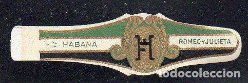 Vitolas de colecci&oacute;n: VITOLA CLASICA: 056027, TEMA HIERROS DE GANADERIAS BRAVAS, ROMEO Y JULIETA, CUBA.