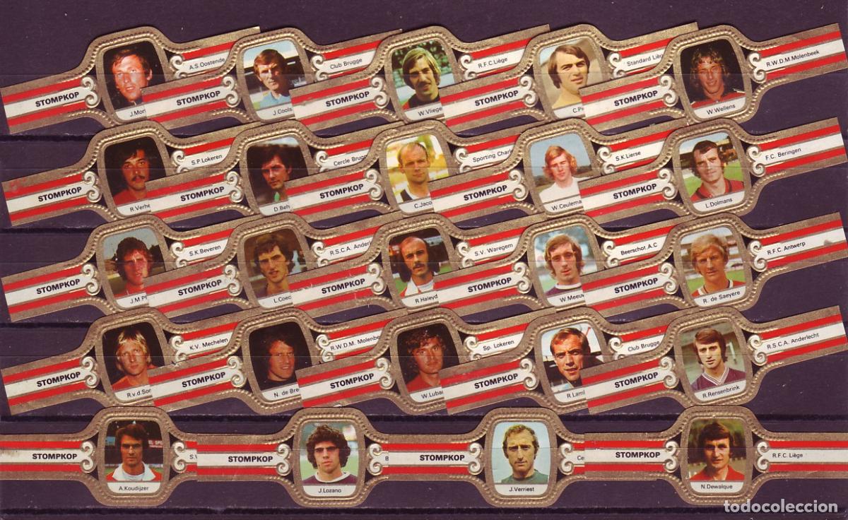 Vitolas de colecci&oacute;n: STOMPKOP, FUTBOLISTAS, SERIE 4&ordf;, 24 VITOLAS, SERIE COMPLETA.