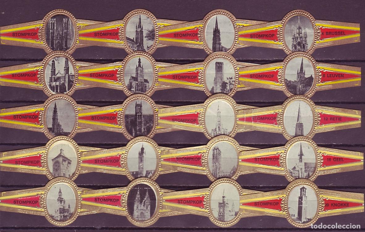 Vitolas de colecci&oacute;n: STOMPKOP, TORRES Y CAMPANARIOS, 20 VITOLAS, SERIE COMPLETA.