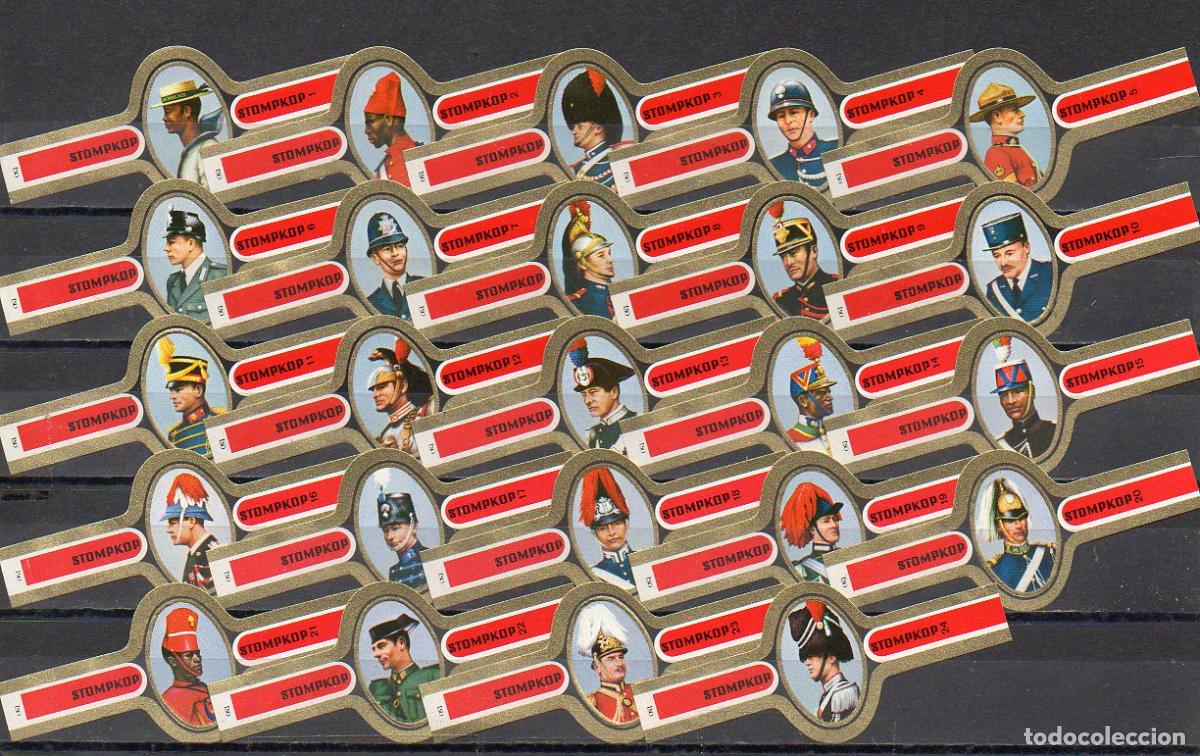 Vitolas de colecci&oacute;n: STOMPKOP, UNIFORMES DE POLICIA, 24 VITOLAS, SERIE COMPLETA.
