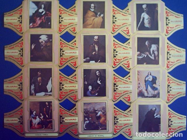 Vitolas de colecci&oacute;n: ALVARO, RIBERA, SERIE 1&ordf;, 12 VITOLINAS, SERIE COMPLETA.
