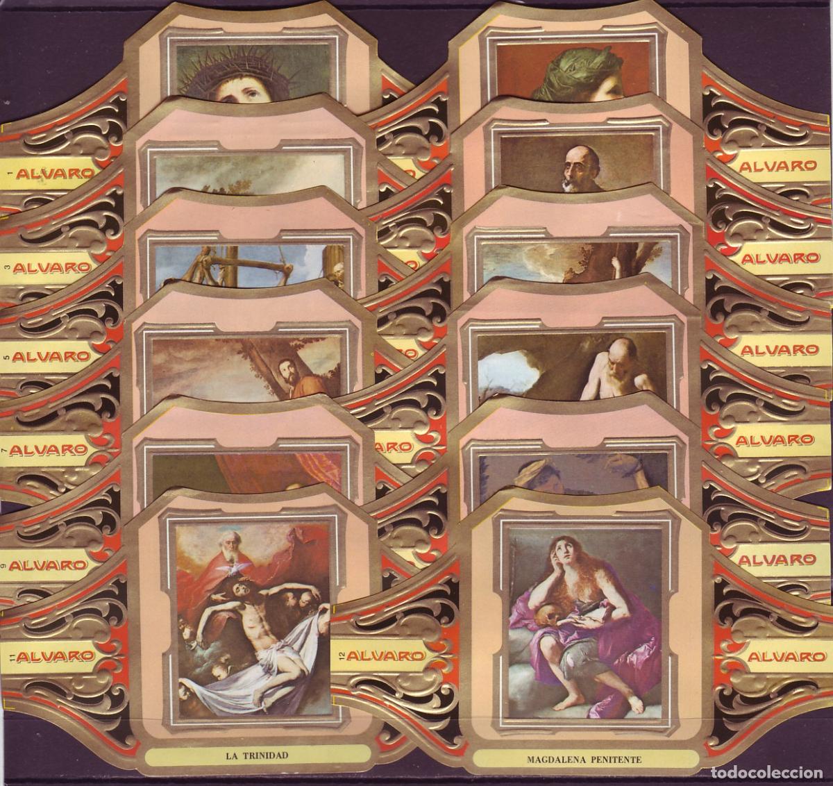Vitolas de colecci&oacute;n: ALVARO, RIBERA, SERIE 2&ordf;, 12 VITOLINAS, SERIE COMPLETA.