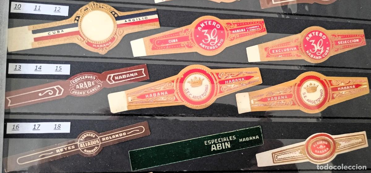 Vitolas de colecci&oacute;n: Chinchal, Oferta Lote 9 Vitolas cubanas clasicas, de coleccion, todas diferentes, Set 2