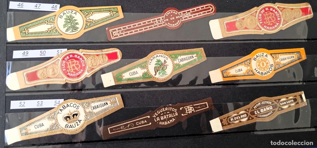 Vitolas de colecci&oacute;n: Chinchal, Oferta Lote 9 Vitolas cubanas clasicas, de coleccion, todas diferentes, Set 6