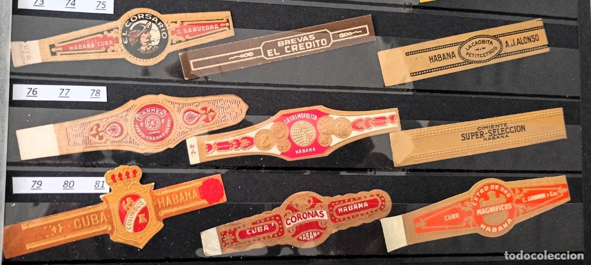 Vitolas de colecci&oacute;n: Chinchal, Oferta Lote 9 Vitolas cubanas clasicas, de coleccion, todas diferentes, Set 9