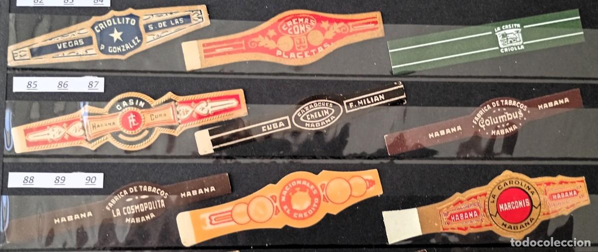 Vitolas de colecci&oacute;n: Chinchal, Oferta Lote 9 Vitolas cubanas clasicas, de coleccion, todas diferentes, Set 10