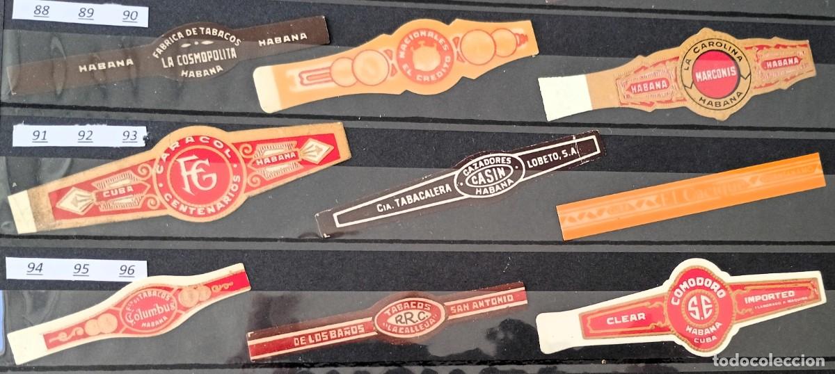 Vitolas de colecci&oacute;n: Chinchal, Oferta Lote 9 Vitolas cubanas clasicas, de coleccion, todas diferentes, Set 11