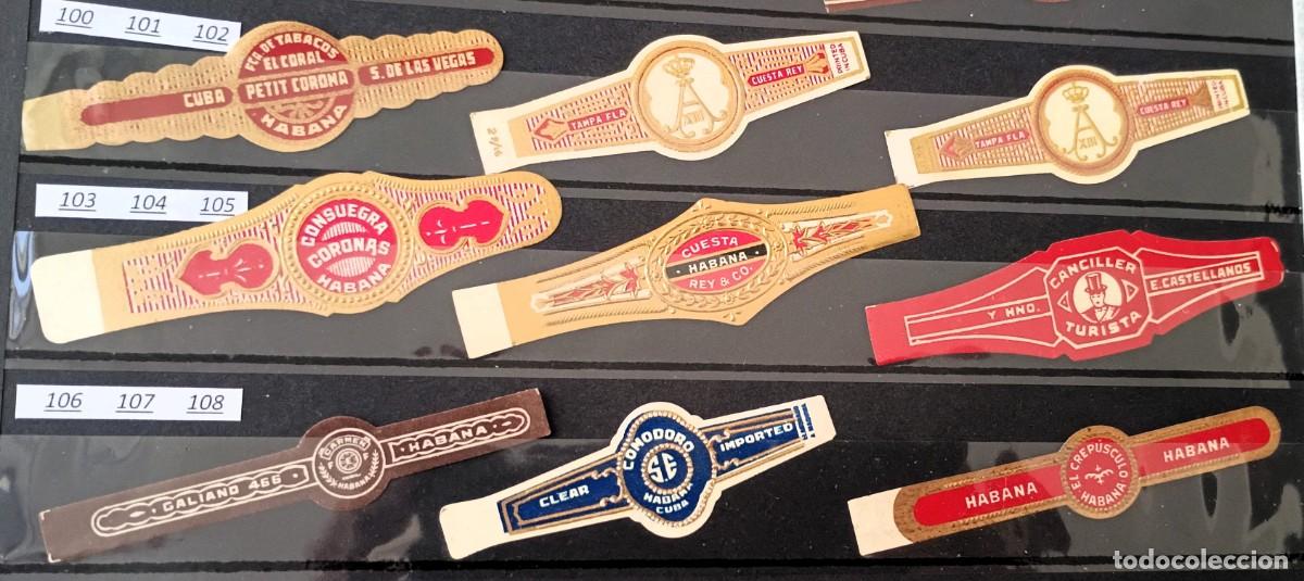 Vitolas de colecci&oacute;n: Chinchal, Oferta Lote 9 Vitolas cubanas clasicas, de coleccion, todas diferentes, Set 12