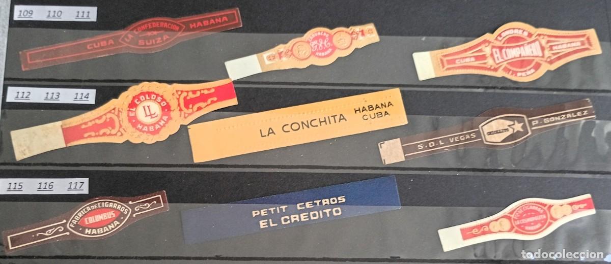 Vitolas de colecci&oacute;n: Chinchal, Oferta Lote 9 Vitolas cubanas clasicas, de coleccion, todas diferentes, Set 13