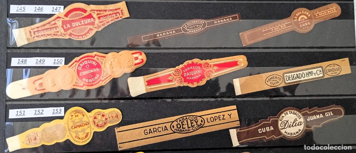 Vitolas de colecci&oacute;n: Chinchal, Oferta Lote 9 Vitolas cubanas clasicas, de coleccion, todas diferentes, Set 17