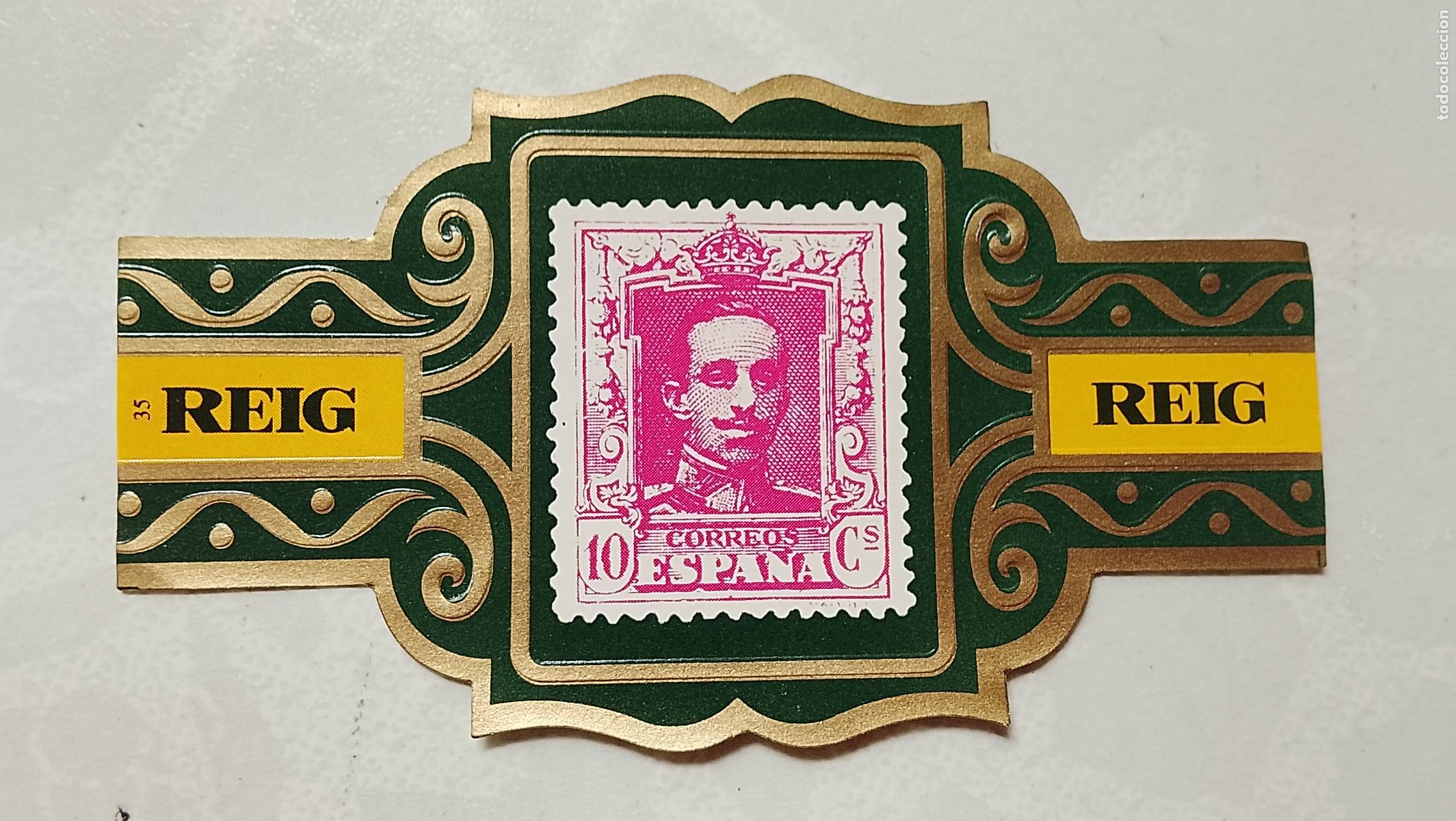 Vitolas de colecci&oacute;n: vitola de puros o tabacos REIG - LA DE LA FOTO - OFERTAS POR LOTES COMBINADOS - COLECIONISMO