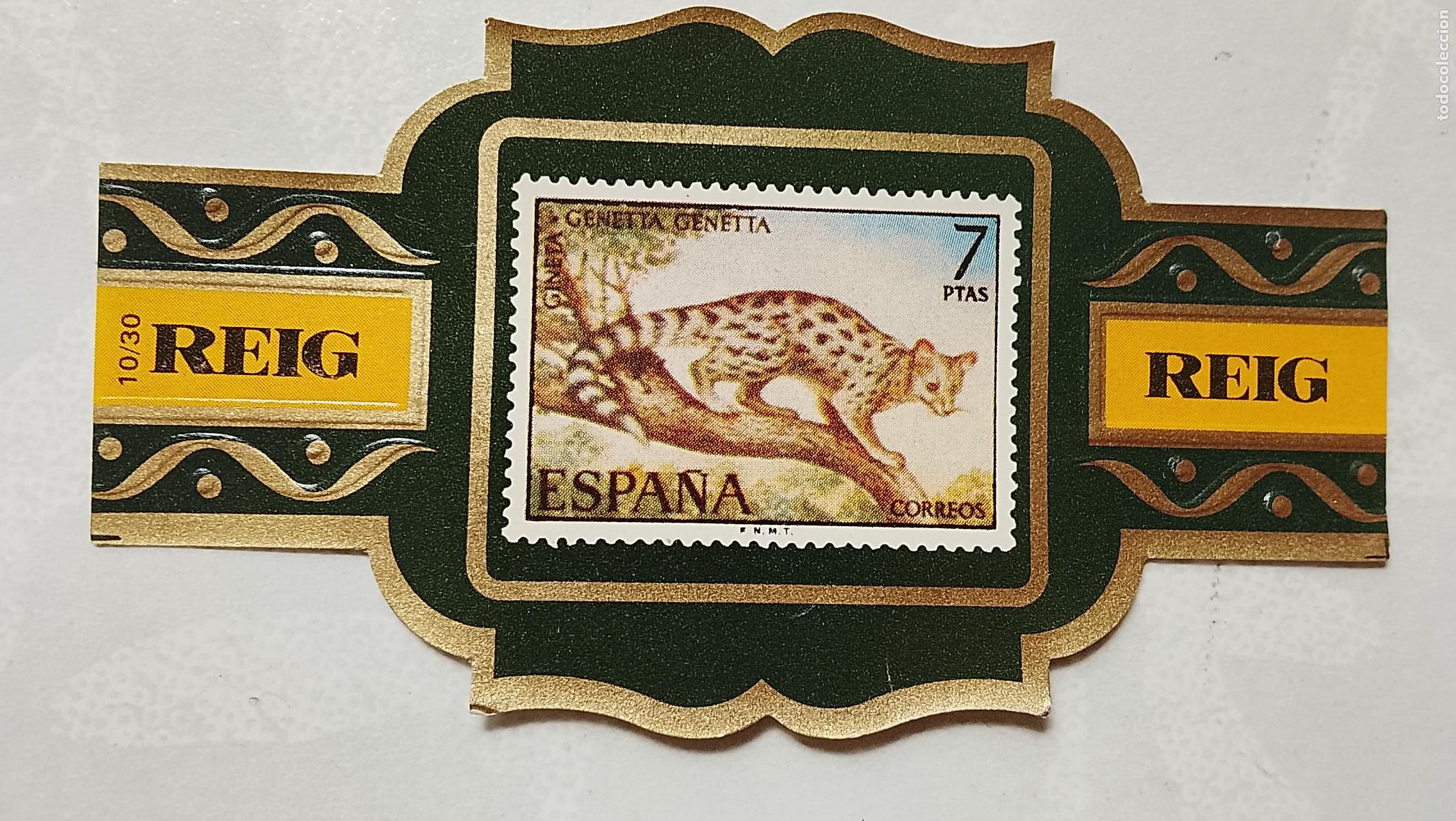 Collection cigar bands: vitola de puros o tabacos REIG - LA DE LA FOTO - OFERTAS POR LOTES COMBINADOS - COLECIONISMO