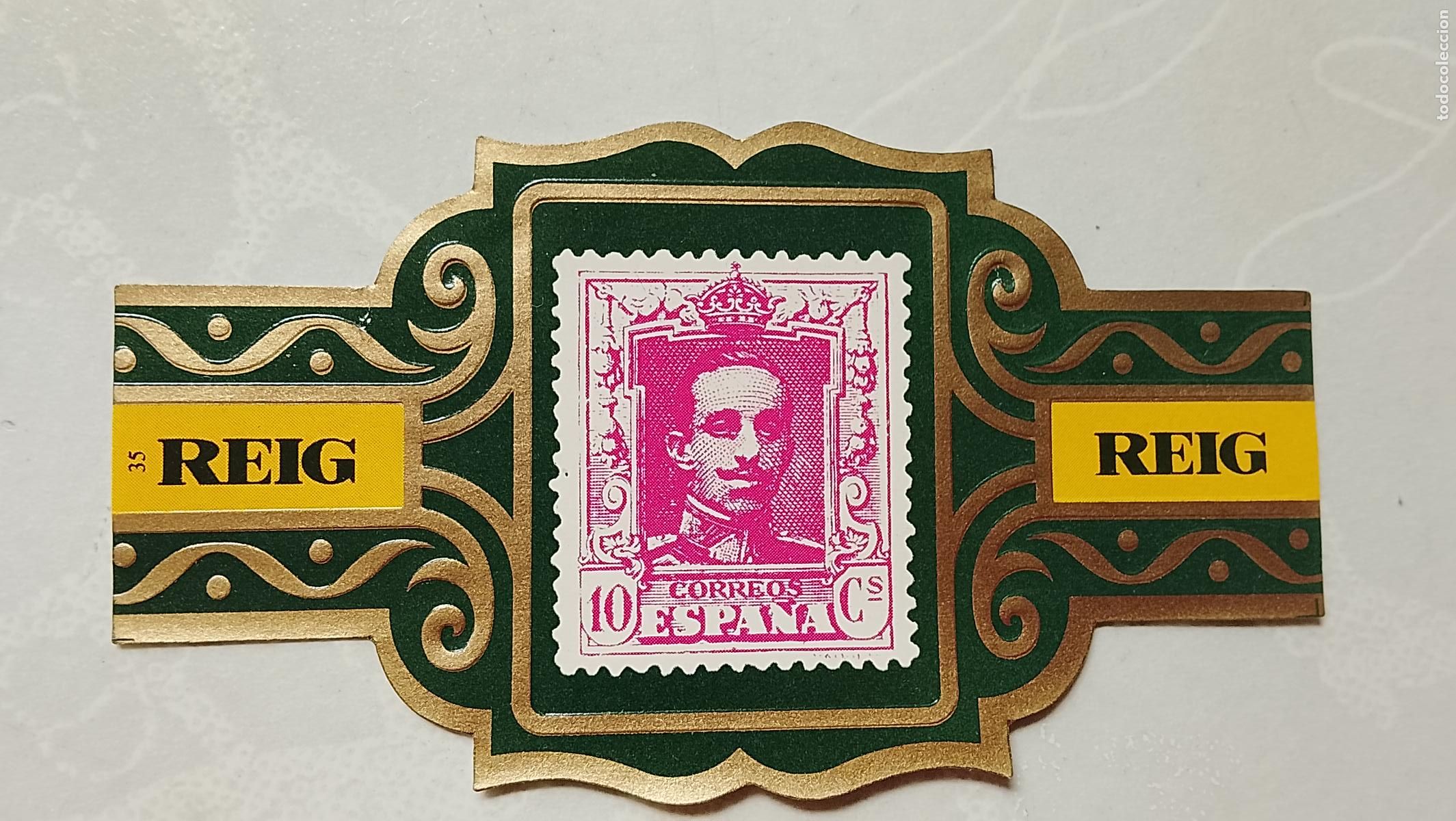 Collection cigar bands: vitola de puros o tabacos REIG - LA DE LA FOTO - OFERTAS POR LOTES COMBINADOS - COLECIONISMO
