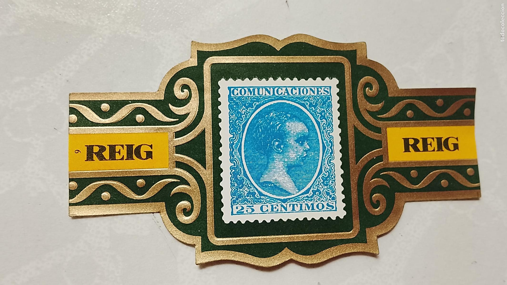 Collection cigar bands: vitola de puros o tabacos REIG - LA DE LA FOTO - OFERTAS POR LOTES COMBINADOS - COLECIONISMO