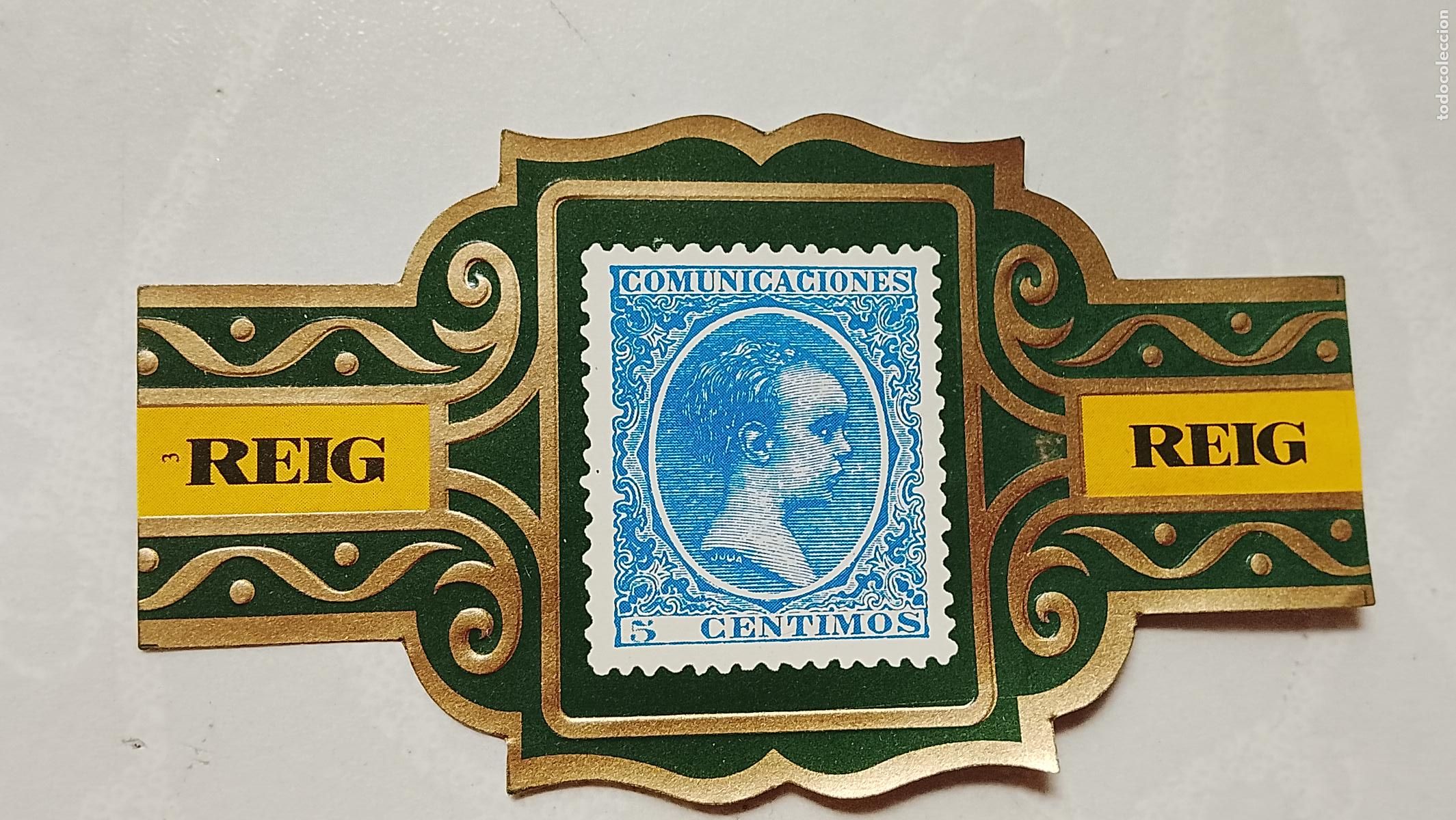 Vitolas de colecci&oacute;n: vitola de puros o tabacos REIG - LA DE LA FOTO - OFERTAS POR LOTES COMBINADOS - COLECIONISMO